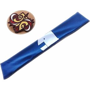 SK8 The Infinity Reki Headband with Brooch Anime SK8 the Infinity Cosplay Pins Langa Pendant Accessories, Small, Blue