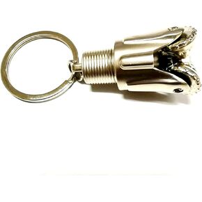 Keyrings Key Holder Oilfield Drill bit Pendant Oil well Jewelry Gift Sticker Keychain for Christmas Valentine's Day