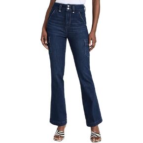 PAIGE Women's Dion 32" Jeans with Cargo Pockets