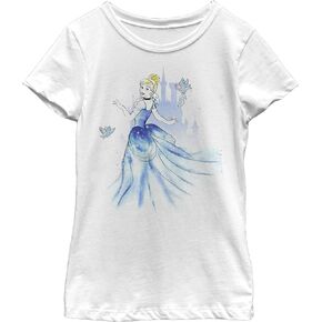 Disney Girl's Cinderella Washy T-Shirt