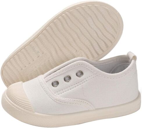 E-FAK Toddler Shoes Boys Girls Canvas Sneaker Slip-On Kids Shoes Light Weight Fashion Casual Running Shoes(Toddle/Little Kids/Baby) in Saudi Arabia