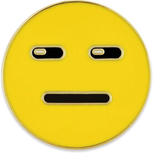 PinMart Smiling Face Enamel Lapel Pin in Saudi Arabia