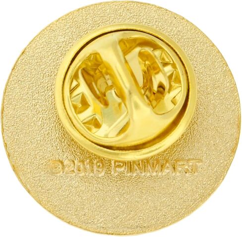 PinMart Smiling Face Enamel Lapel Pin in Saudi Arabia