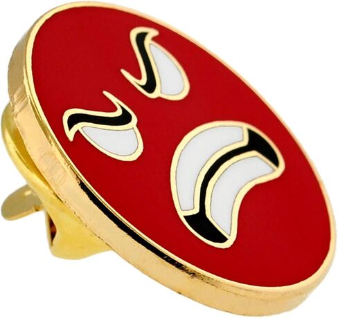 PinMart Smiling Face Enamel Lapel Pin in Saudi Arabia