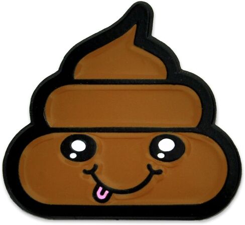 PinMart Smiling Face Enamel Lapel Pin in Saudi Arabia