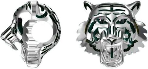 Roaring Tiger Head 925 Sterling Silver Charm Bead For Pandora & Similar Charm Bracelets or Necklaces in Saudi Arabia
