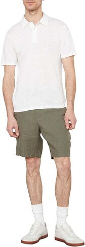 Vince Men's Linen Polo in Saudi Arabia