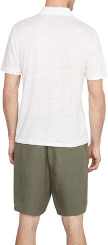 Vince Men's Linen Polo in Saudi Arabia