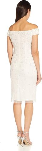 Adrianna Papell Women's Beaded 3D Petal Dress in Saudi Arabia