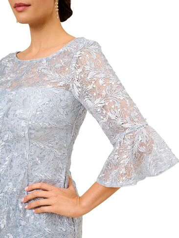 Adrianna Papell Women's Sequin Guipure Lace Sheath in Saudi Arabia