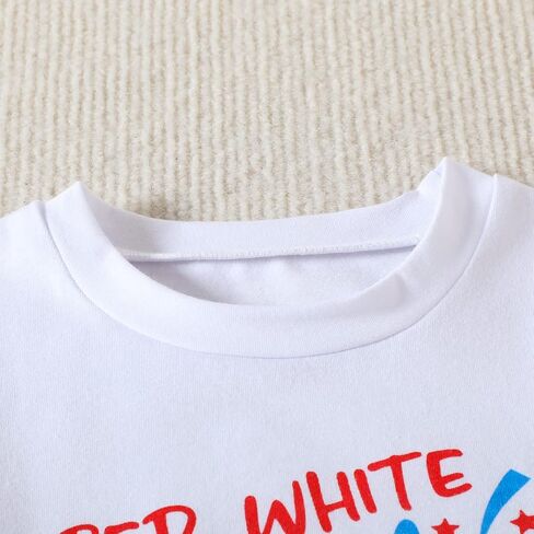 Toddler Boys Girls T-Shirt Kids Truck Dinosaur Tee Top American Flag USA Patriotic Memorial Day Shirt in Kuwait