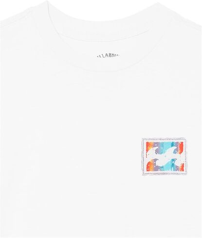 Billabong Boys' Long Sleeve Graphic Tee, Crayon Wave White, Small in Saudi Arabia