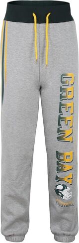 Womens City Classic Fleece Lounge Sweatpants Jogger Pants - Green & Grey in Saudi Arabia