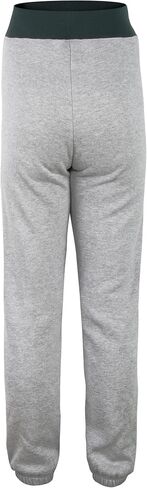 Womens City Classic Fleece Lounge Sweatpants Jogger Pants - Green & Grey in Saudi Arabia
