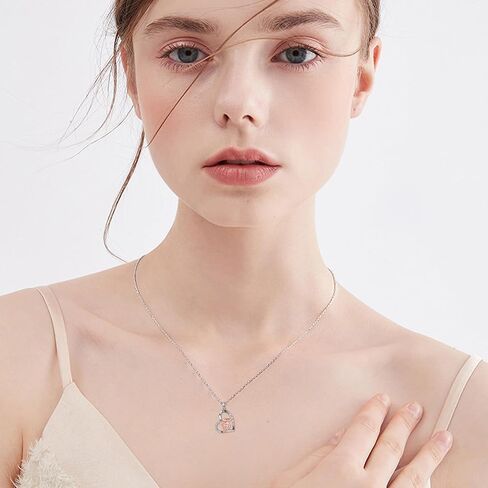 Gymnastics Necklace S925 Sterling Silver Gymnastics Sports Necklace Gymnastics Valentines Jewelry Gifts for Women Girls for Gymnastics Lovers in Saudi Arabia