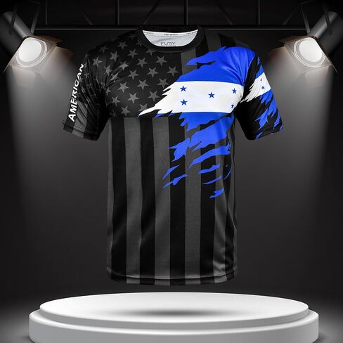 Fury Mexico and USA Flag Mix Soccer Jersey - Mexico Shirt - Camiseta Mexico Jersey Hombres/Men/Women/Unisex in Saudi Arabia