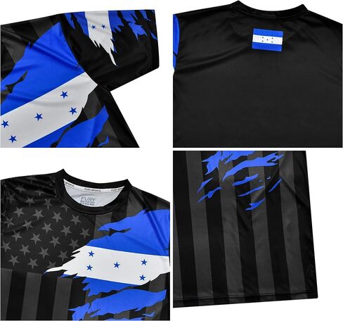 Fury Mexico and USA Flag Mix Soccer Jersey - Mexico Shirt - Camiseta Mexico Jersey Hombres/Men/Women/Unisex in Saudi Arabia