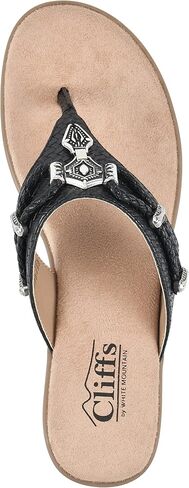 CLIFFS BY WHITE MOUNTAIN Women's Bailee Cushioned Flip Flop Sandal in Kuwait
