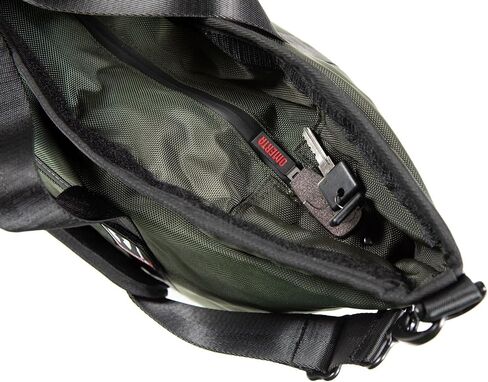 أكياس الدايم Omerta Convoy Carbon Filter حقيبة حمل قابلة للقفل | دفل مبطن بالكربون مع سحاب قفل وجزء داخلي مبطن (أخضر) in Kuwait