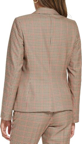 Tommy Hilfiger One-Button Plaid Blazer in Saudi Arabia