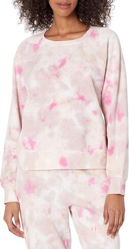 The Drop Women's Caroline Raglan Long-Sleeve Fleece Sweatshirt in Saudi Arabia