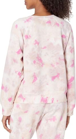 The Drop Women's Caroline Raglan Long-Sleeve Fleece Sweatshirt in Saudi Arabia