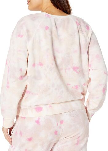 The Drop Women's Caroline Raglan Long-Sleeve Fleece Sweatshirt in Saudi Arabia