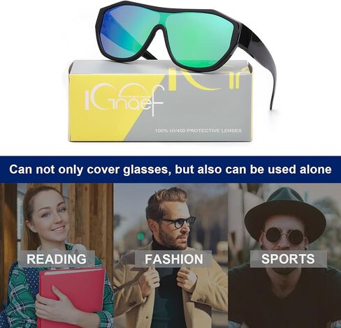 Unisex Fit Over Sunglasses for Men Women Polarized Shades with UV Protection for Fishing IF5804 in Saudi Arabia