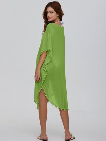 بدلة سباحة نسائية من DEEP SELF تغطي نصف كم جناح الخفاش، ملابس سباحة جانبية مقسمة، ملابس سباحة صيفية على الشاطئ in Kuwait