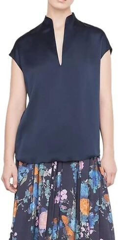 Vince Women's Cap SLV Slit Nk Blouse in Saudi Arabia