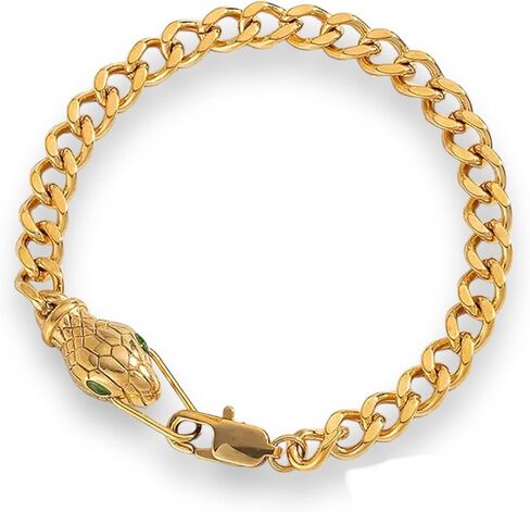 Velvet Collection Gold Plated Snake Bracelet Stainless Steel Snake Bracelet in Saudi Arabia