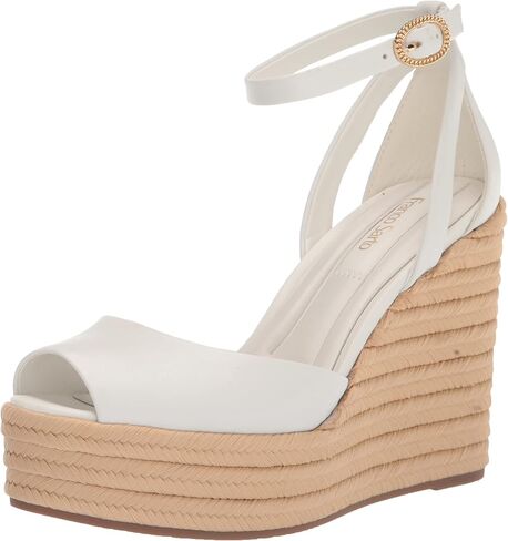 صندل نسائي من Franco Sarto Paige Espadrille بكعب عريض in Saudi Arabia