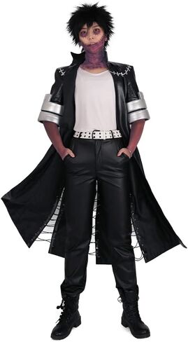 أزياء رجالية من miccostumes أزياء الأشرار الأنيمي التأثيرية أزياء المعركة الموحدة مجموعة سراويل معطف لحفلات الهالوين in Saudi Arabia