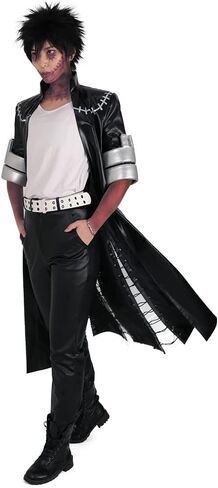 أزياء رجالية من miccostumes أزياء الأشرار الأنيمي التأثيرية أزياء المعركة الموحدة مجموعة سراويل معطف لحفلات الهالوين in Saudi Arabia