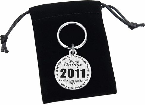 Resdink 13th Birthday Gifts for Girls boys - 2024 Keychain for 13 Years old Birthday Present, Happy 13th Bady Key Chain in Kuwait