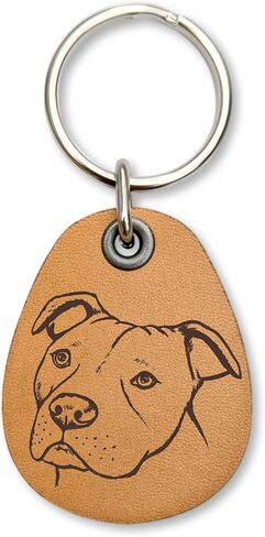 فورليثيرمور - سلسلة مفاتيح من الجلد الطبيعي من بيتبول in Kuwait