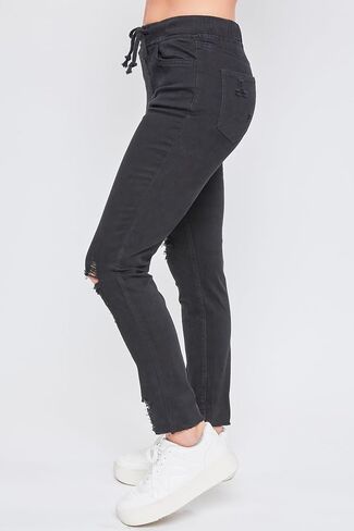 YMI Jeans Women's Distressed Ankle Joggers in Saudi Arabia