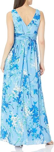 Adrianna Papell Women's Floral Print Sleeveless Gown in Saudi Arabia
