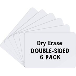 2 حزمة من الخطوط مقاس 9 × 12 بوصة وسبورة بيضاء فارغة للمسح الجاف | لوحات بيضاء صغيرة مزدوجة الجوانب للمعلمين والطلاب والمنزل والفصول الدراسية والمكتب in Kuwait