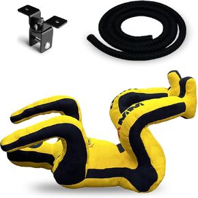 Grappling Dummy for Adults, Unfilled Wrestling Dummy, Hanging Jiu Jitsu Dummy for BJJ, MMA, Judo, Karate, Martial Arts Dummy with Rope and Holder in Kuwait