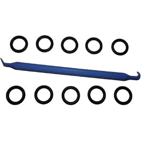 Scuba Standard 11/16inch Tank DIN Valve Viton 112 O-Ring (10 pcs) [Bonus O-Ring Pick]