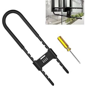 U Lock - Extra Long U Lock - U Lock Combo - Bicycle Lock with Adjustable Shackle - for Bicycles, Electric Bikes, Mountain Bikes, Glass Doors (41cm) (35)