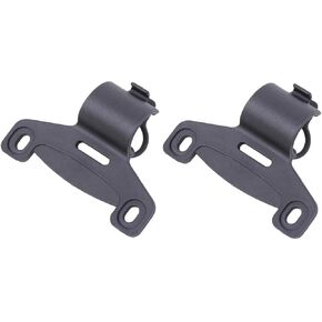 2Pcs Black Universal Bicycles Air Pumps Holder Cycling Air Pumps Inflators Fixing Frame Holder Bike Pump Fixed Clip Bracket Bicycles Holder Road Bike Supplies Cycling Accessories Bike Clip Bike Pumps
