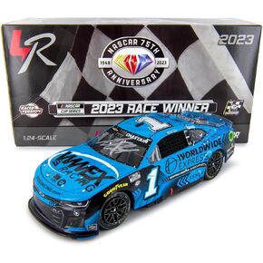 Lionel Racing Ross Chastain Autographed 2023 Nashville Race Win Diecast Car 1:24 Scale, Silver