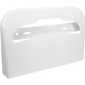 Cabilock Toilet Seat Cover Dispenser Wall Mount Commercial Toilet Seat Cover Holder Plastic Half Fold Toilet Seat Cover Dispenser for Office Public Bathroom