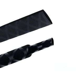 Heat Shrink Wrap Tubing Sleeve for Fishing Rod Grip Handle Cork X-Tube with Skid Resistant and Insulation Black (Diameter 20mm, Length 63in)