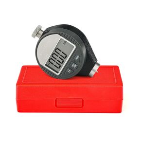 0-100HA Digital Shore Type Hardness Tester, Digital Durometer 0.5HA Resolution with LCD Display for Rubber, Plastics, Thermal Plastic, Flooring, Tire, Bowling Ball, Leather, Wax