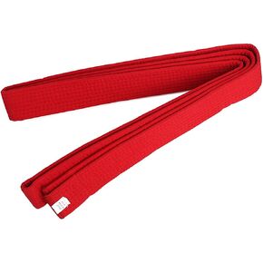 Double Wrap Taekwondo Belt Karate Judo Hapkido Martial Arts Uniform Color Rank Belt 220cm Red