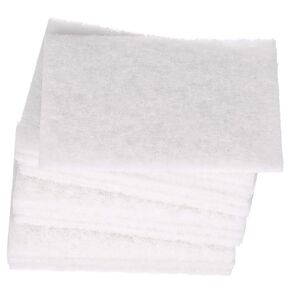 3M Scotch-Brite Light Cleansing Hand Pad, Mild Abrasive, Vinyl, Metal, White, 20 Pads, 6x9 in, Ideal for Delicate Surfaces