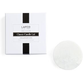 LAFCO New York Signature Candle Lid - White Polished Marble